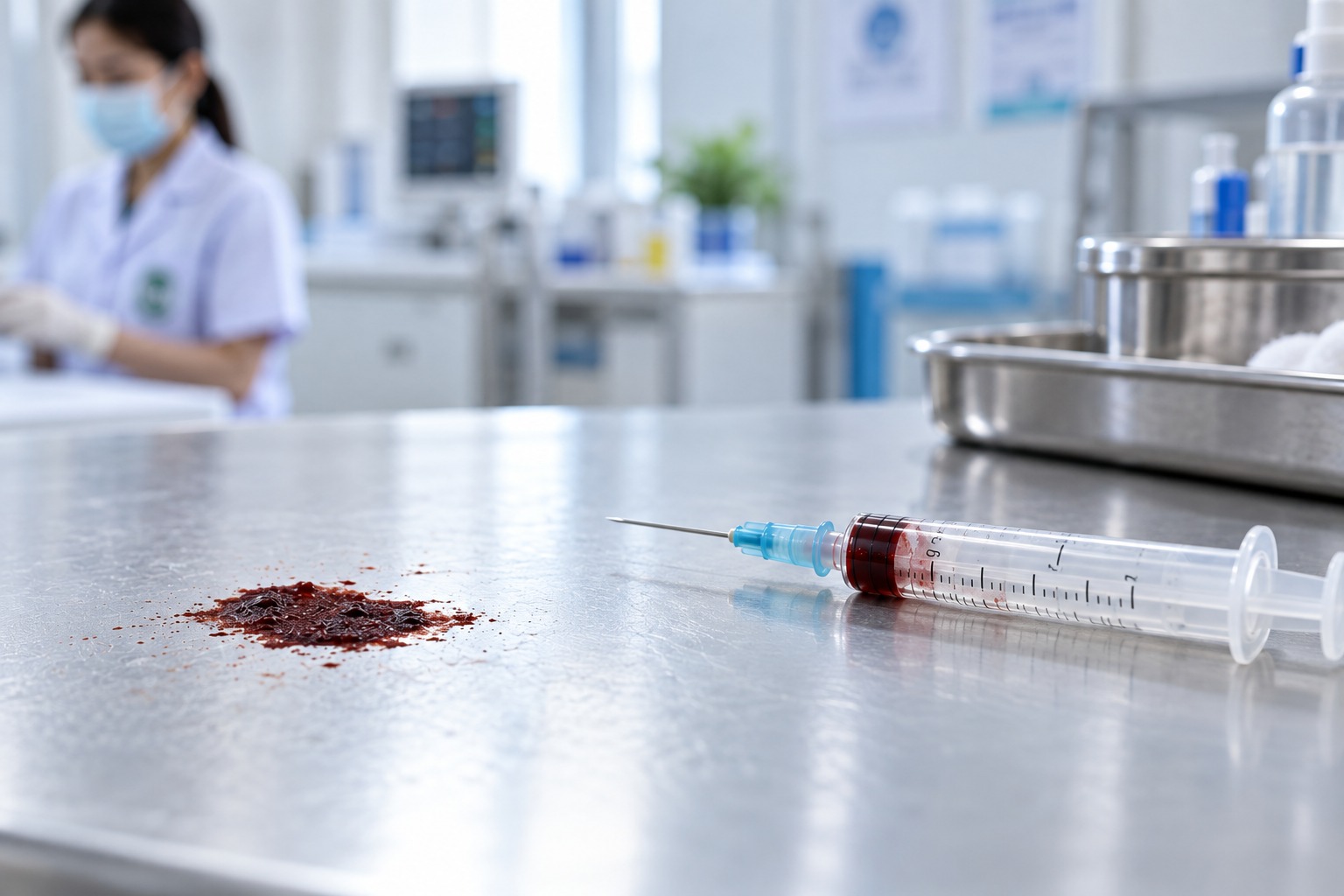 เชื้อ HIV อยู่นอกร่างกายได้นานแค่ไหน? เลือดแห้งกับเข็ม